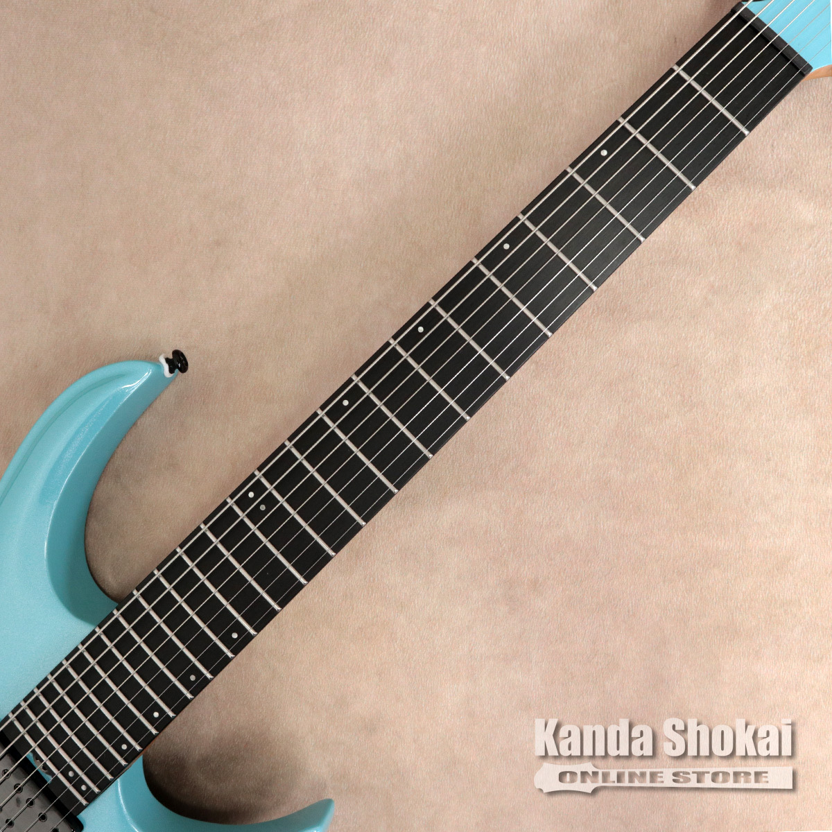 Balaguer Guitars The Diablo Baritone 7 Select, Gloss Metallic Cerulean ...