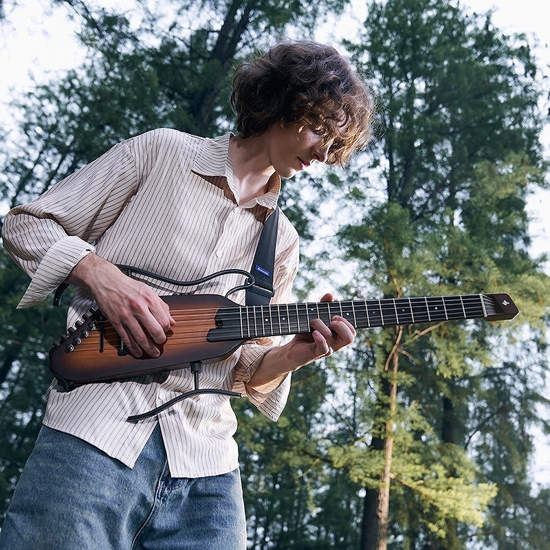 DONNER HUSH-C ブラック イヤホン出力 サイレントクラシックギター