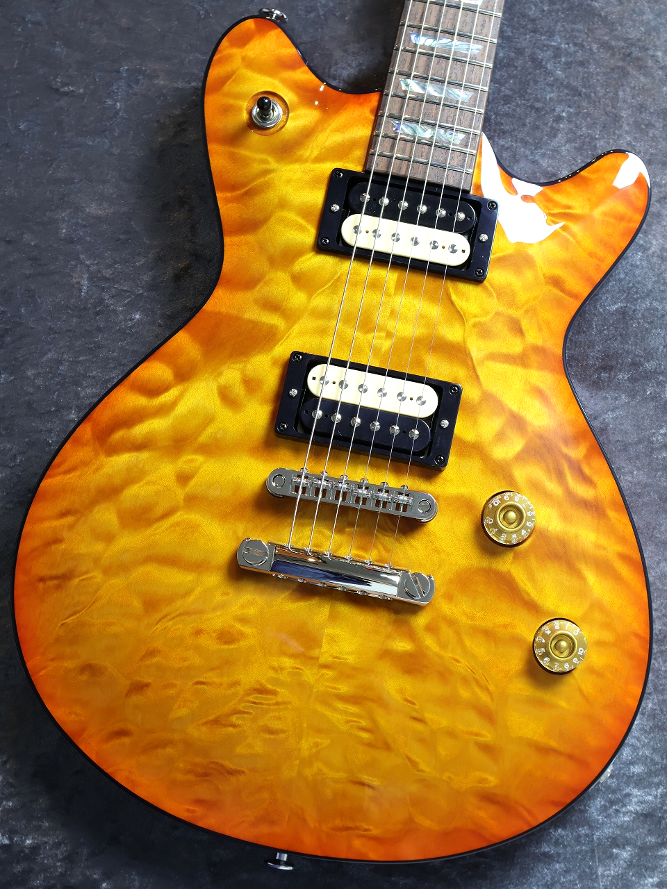 T's Guitars Custom Order Arc-Standard 22 5A Ouilt TM Burst