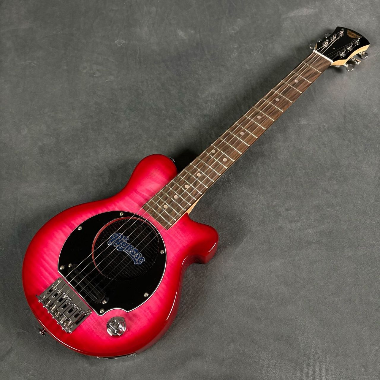 Pignose PGG-200FM SPK（ピンク）アンプ内蔵エレキギター Pignose PGG-200FM SPK スピーカー内蔵ミニエレキギター