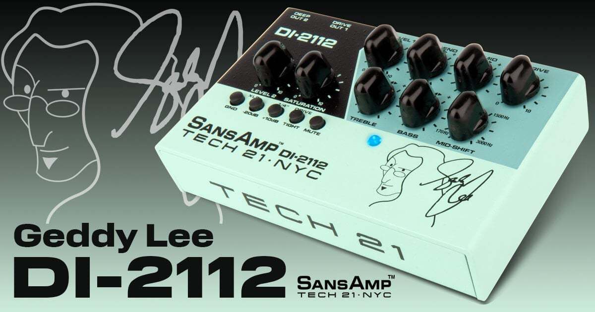 TECH21 DI-2112 Geddy Lee Signature Model ベース用DI ゲディー・リー