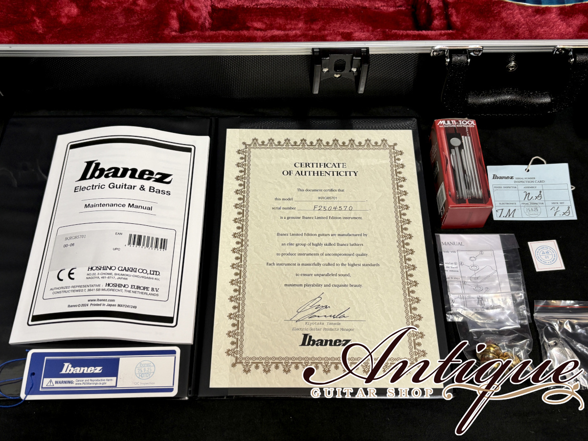 Ibanez Ikebe 50th Anniv. j.custom IKRG85701 S.T.Blue /Quilted