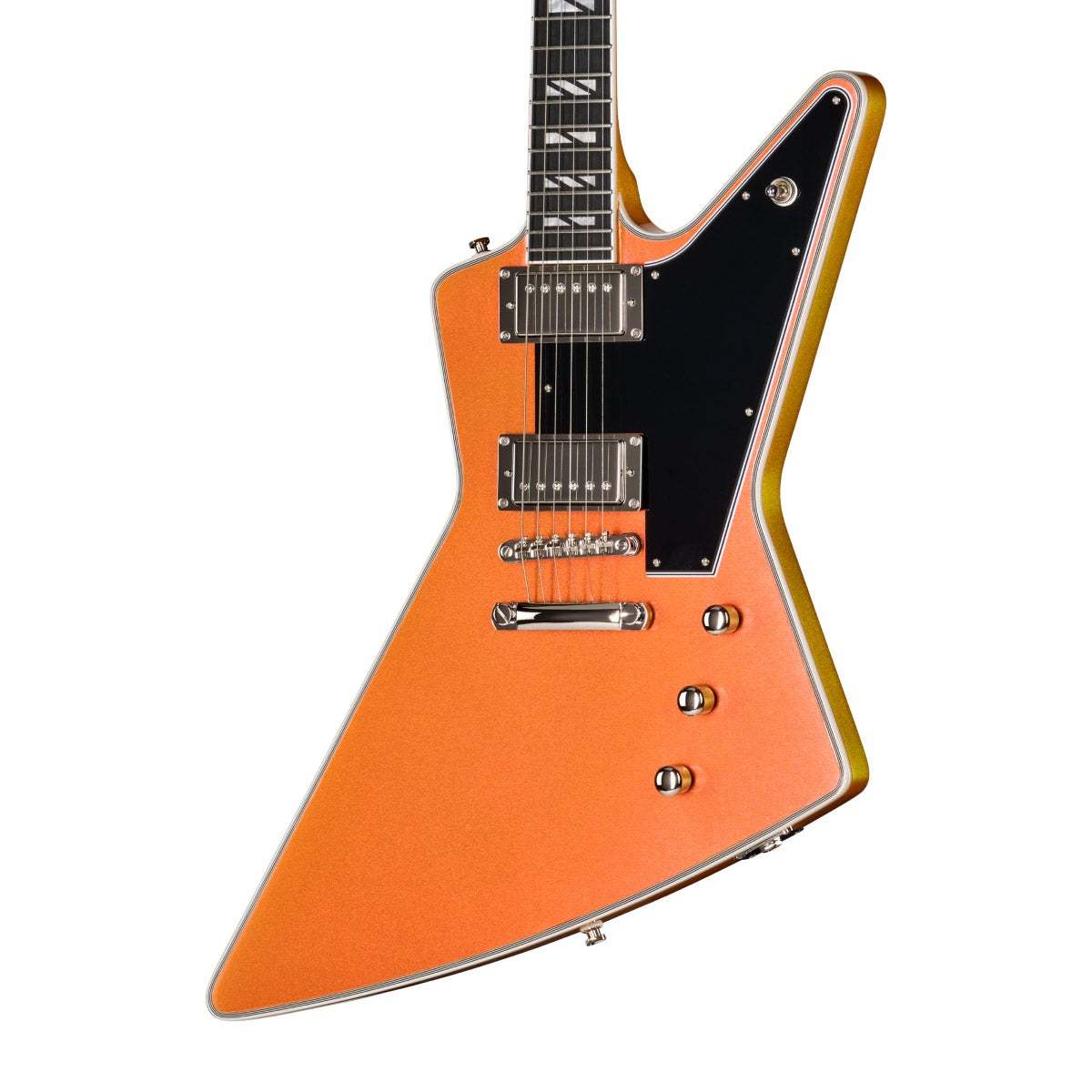 【牛骨★ギブソン直系】エピフォン☆EJ-45！オレンジ！【弾き易く調整☆新品弦】 Epiphone Inspired by Gibson Futura Explorer Custom Firestorm Shift