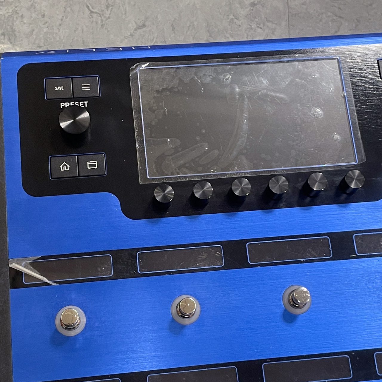 helix floor lightning blue ブルー限定モデル Line 6 Helix Limited-Edition Multi-Effects Guitar Pedal