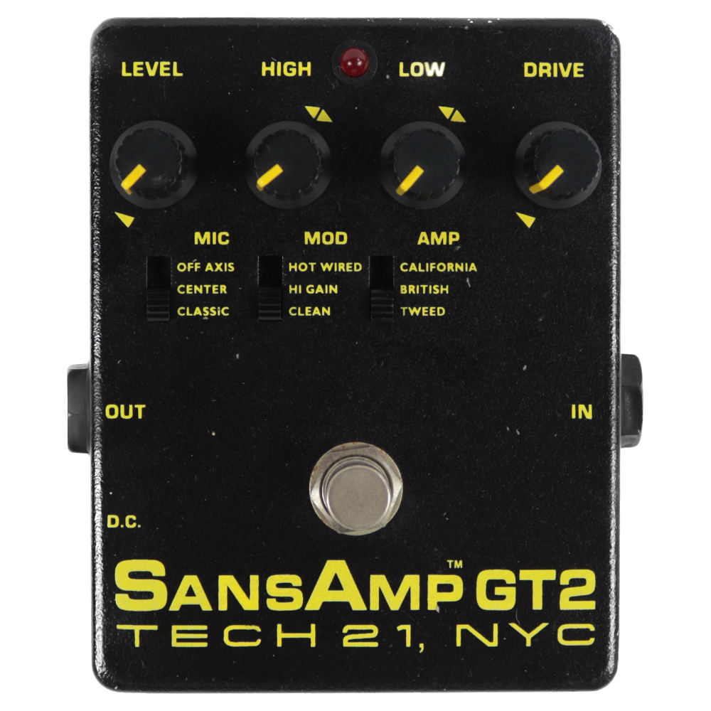 TECH21 【中古】 TECH21 SansAmp GT2 アンプシミュレーター ギターエフェクター