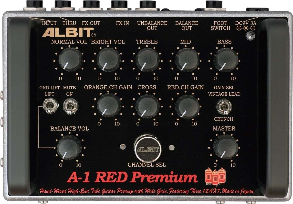 ALBIT A-1 RED Premium GUITAR PRE-AMP プリアンプ【心斎橋店】（新品
