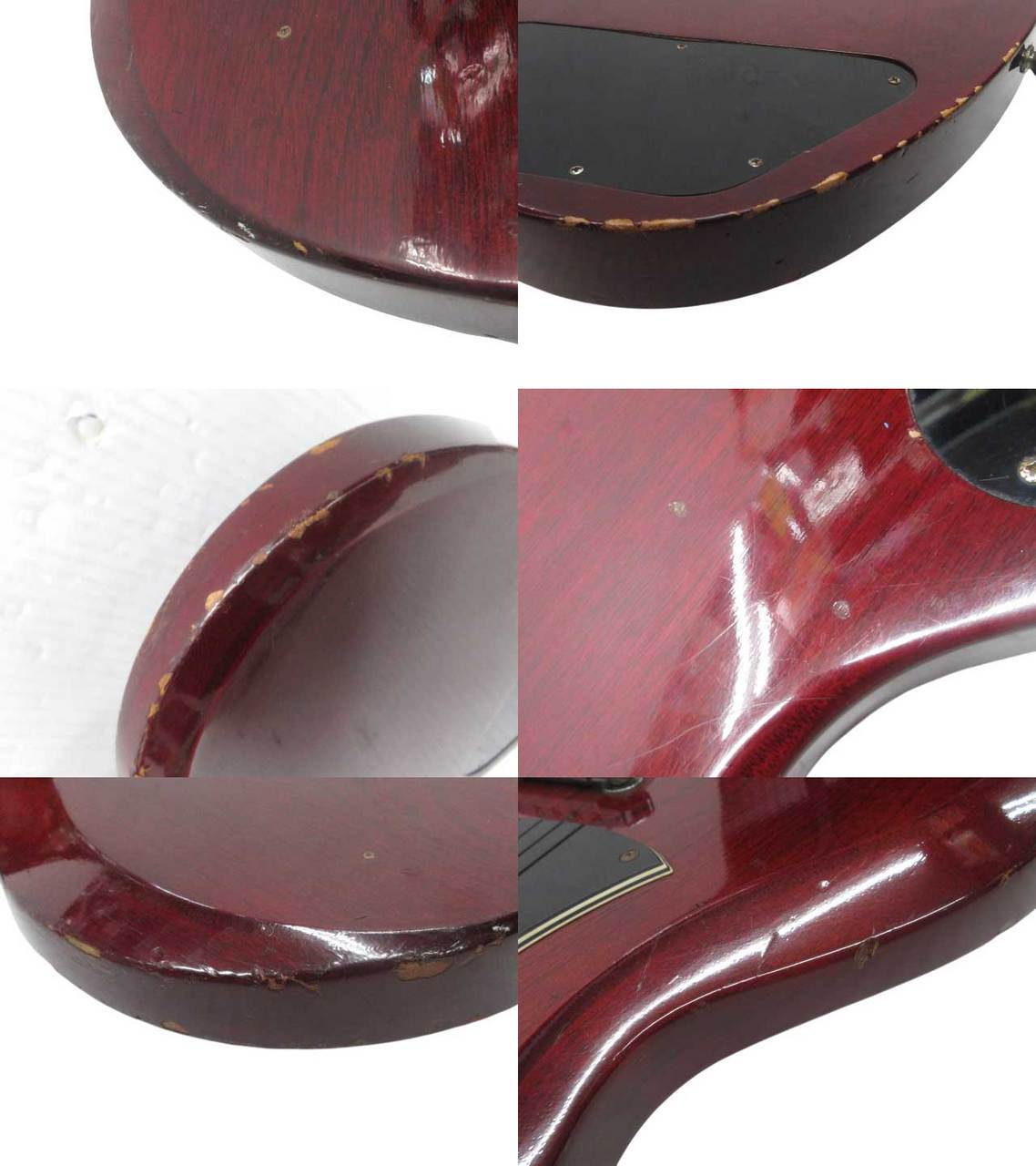 greco70'sダークチェリー色SG ジャパンヴィンテージ Gretsch '62 Tennessean #6119 - チェリー - ハイパーギターズ