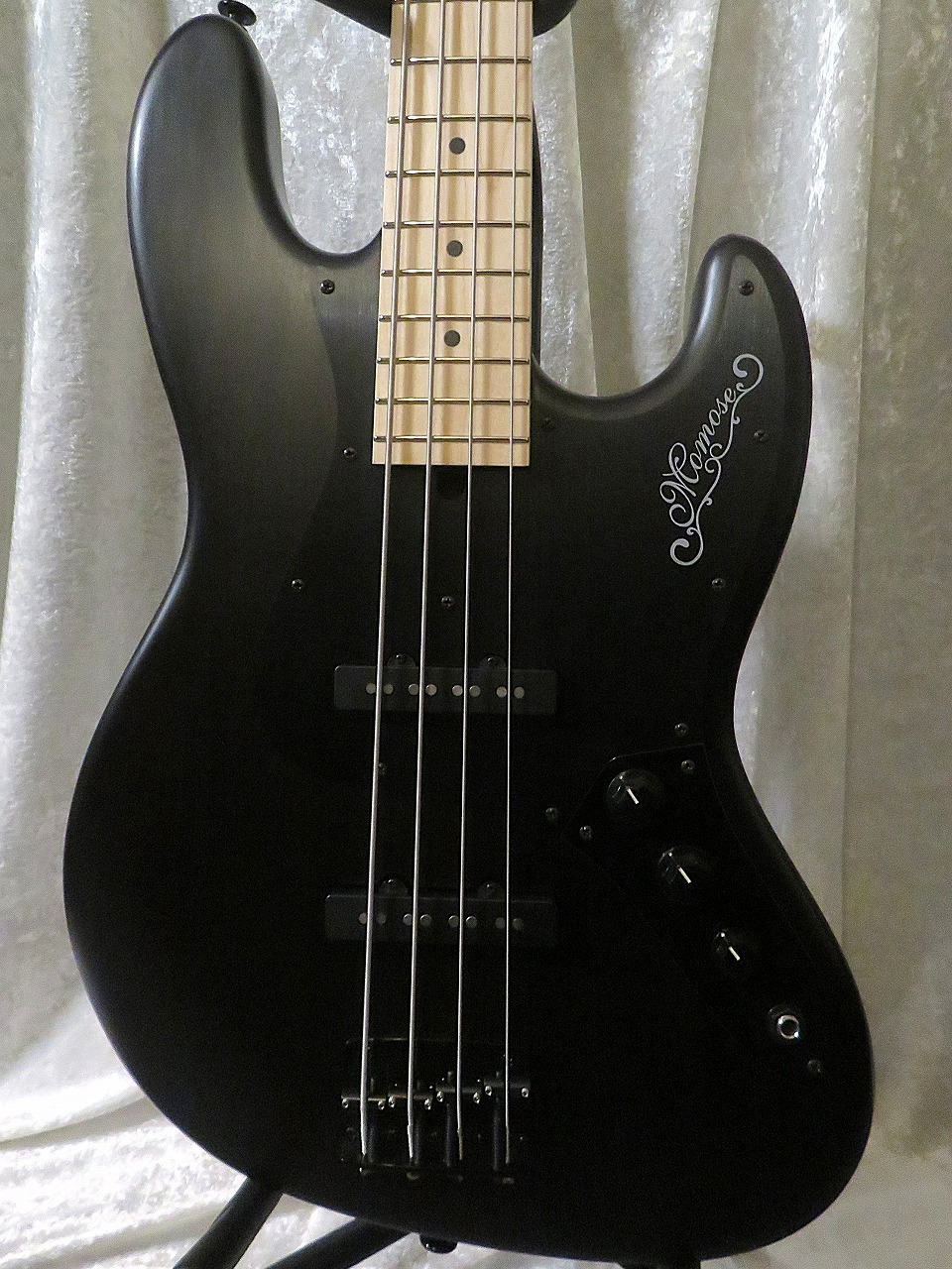 T*A様 MOMOSE ジャズベース　4弦　20フレット　ギグバッグ付き　アクテ momose MJ1-ADZ-BK/R - BLK/OIL-MH - 【3.96kg】【軽量個体】（新品