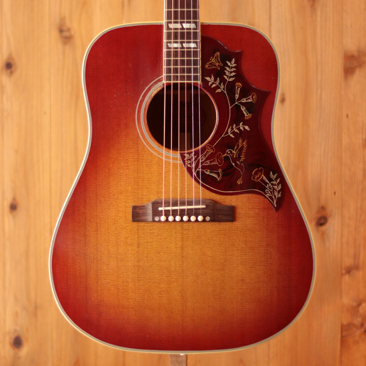 Gibson 1960 Hummingbird Heritage Cherry Sunburst Light Aged