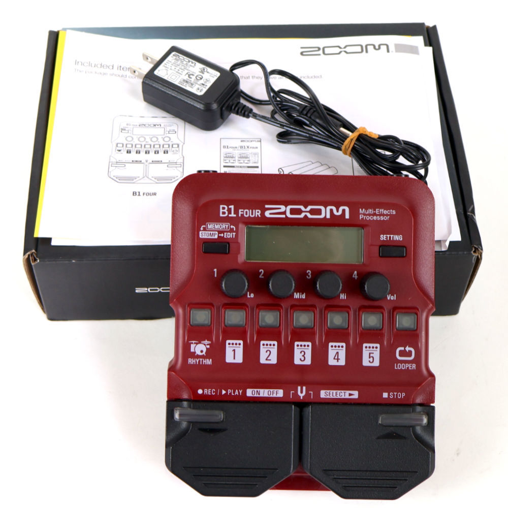 ZOOM 【中古】 ベースマルチエフェクター ZOOM B1 FOUR（中古