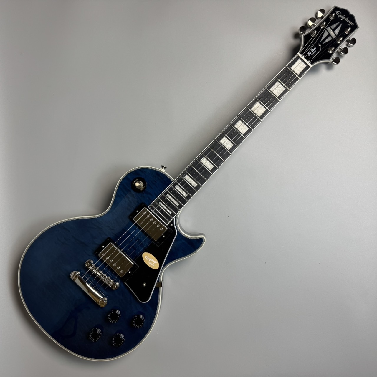 ギター Epiphone Les Paul Quilt Viper Blue Epiphone Les Paul Custom Quilt Viper Blue (バイパーブルー