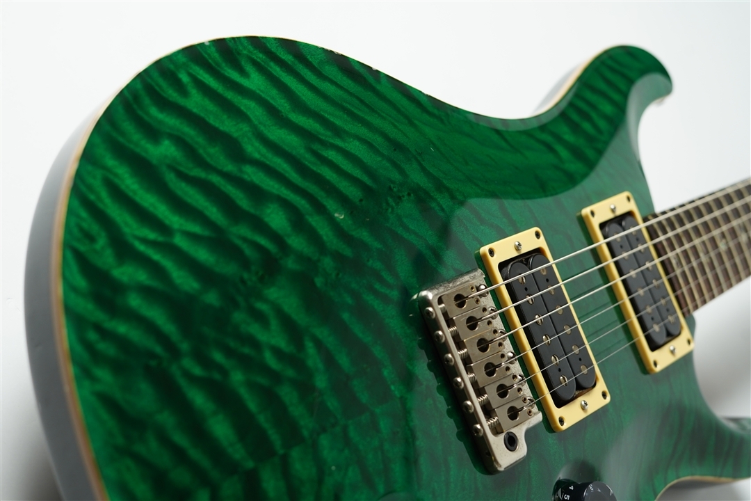 Paul Reed Smith(PRS) Custom24 10top Quilt Roseneck - Emerald Green
