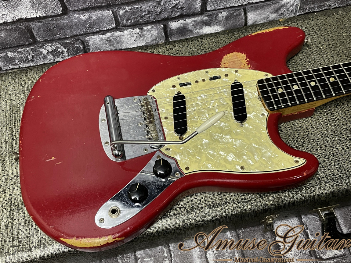 Fender Mustang # Dacota Red 1966~1967年製 B-Necku0026 Hi-Originality w/Original  Hard Case 3.46kg（ビンテージ）【楽器検索デジマート】