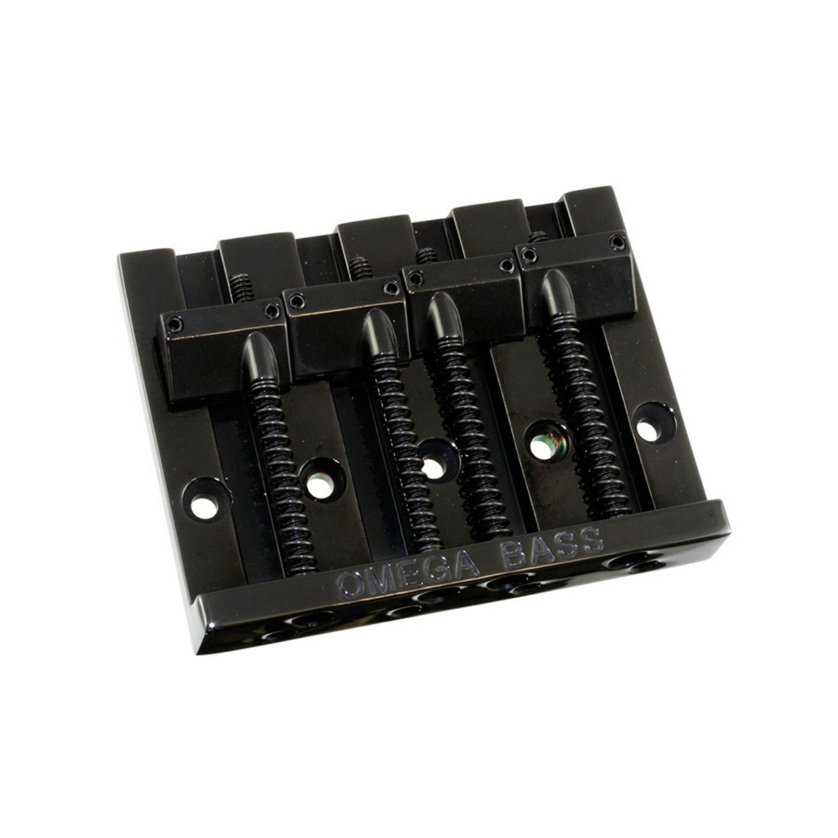 ALLPARTS BB-3350-003 4-String Omega Bass Bridge Black [6042]（新品