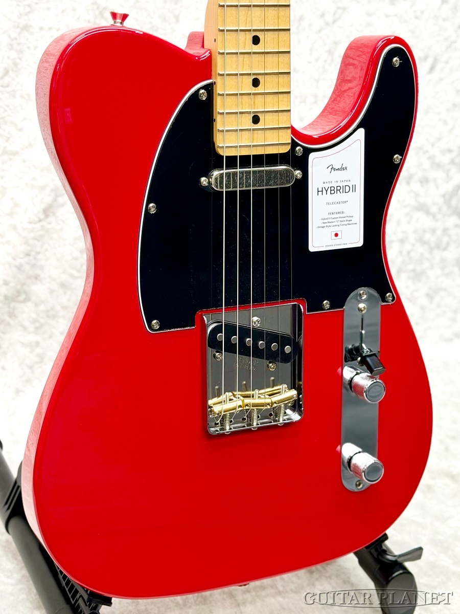 Fender Made In Japan Hybrid II Telecaster -Modena Red/Maple