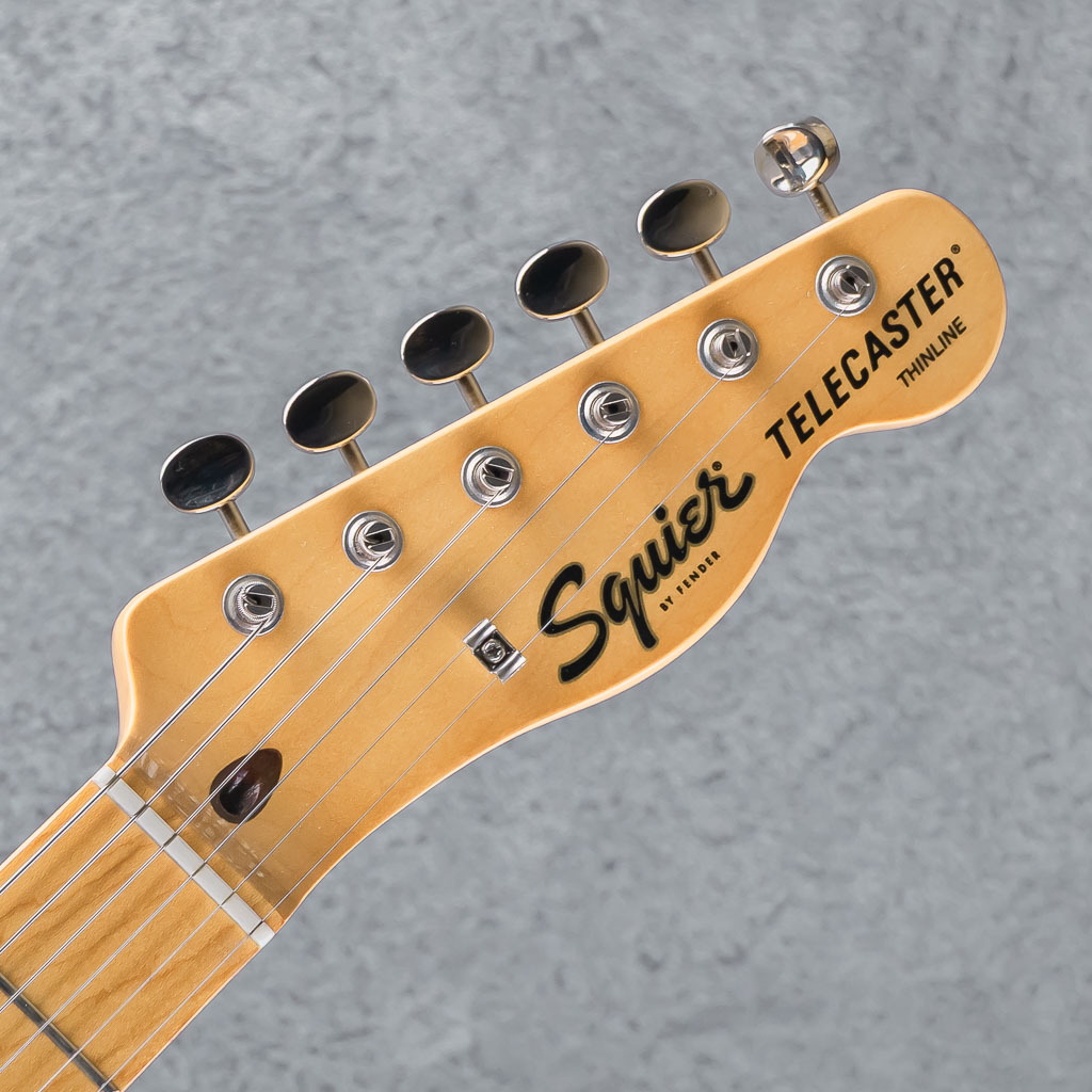 Moonshine オリジナルコンポーネントテレキャスター Squier by Fender Classic Vibe '70s Telecaster Thinline MN Natural