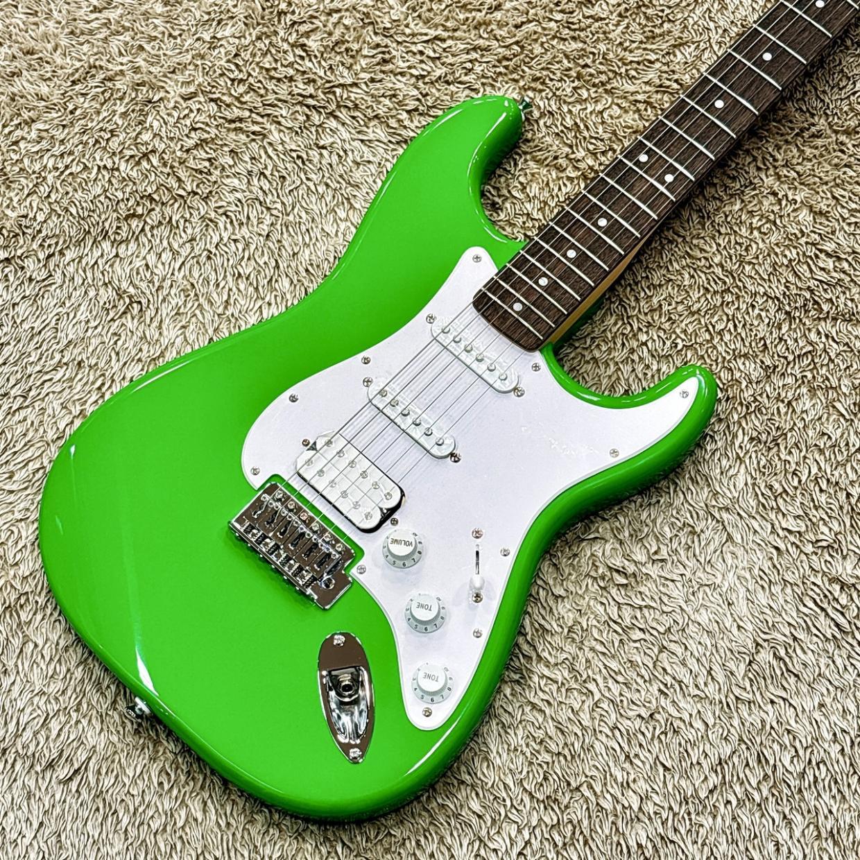 Squier by Fender FSR Sonic Stratocaster HSS Lime Green / Laurel