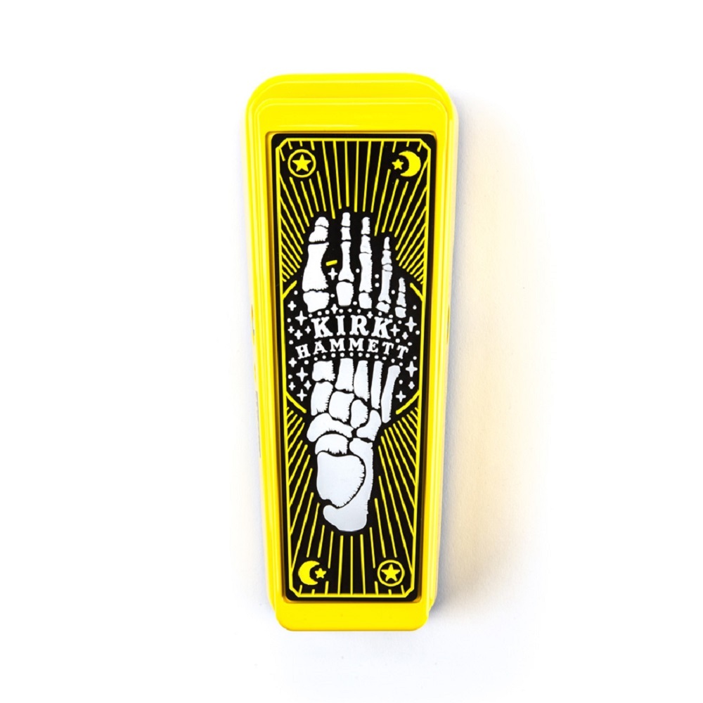 Jim Dunlop KH95Y KIRK HAMMETT CRY BABY WAH YELLOW SPARKLE