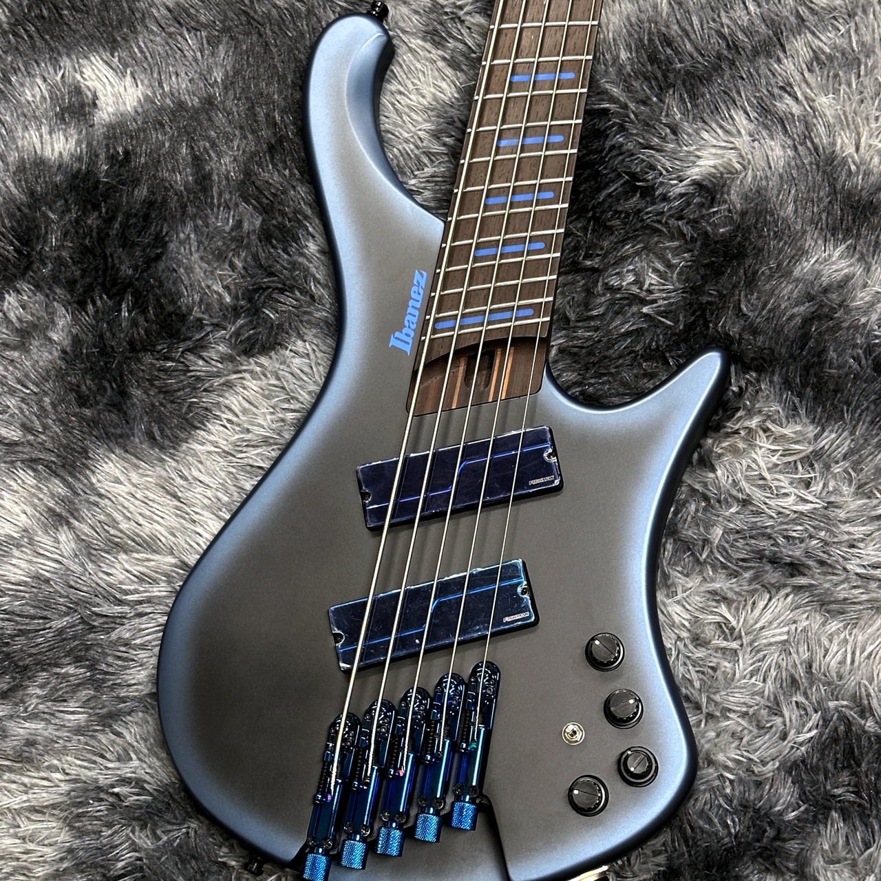 IBANEZ エレキベースアクティブピックアップ DXH-MN/DXH-MB Ibanez EHB5MSBSP-MAM (Midnight Arctic Ocean Matte) 【SPOT