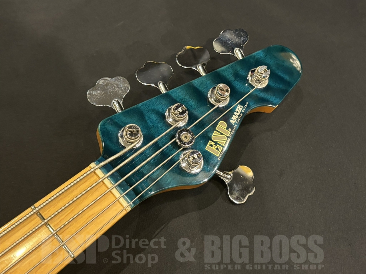 ESP ESP AMAZE-CTM QM / See Thru Blue（中古/送料無料）【楽器