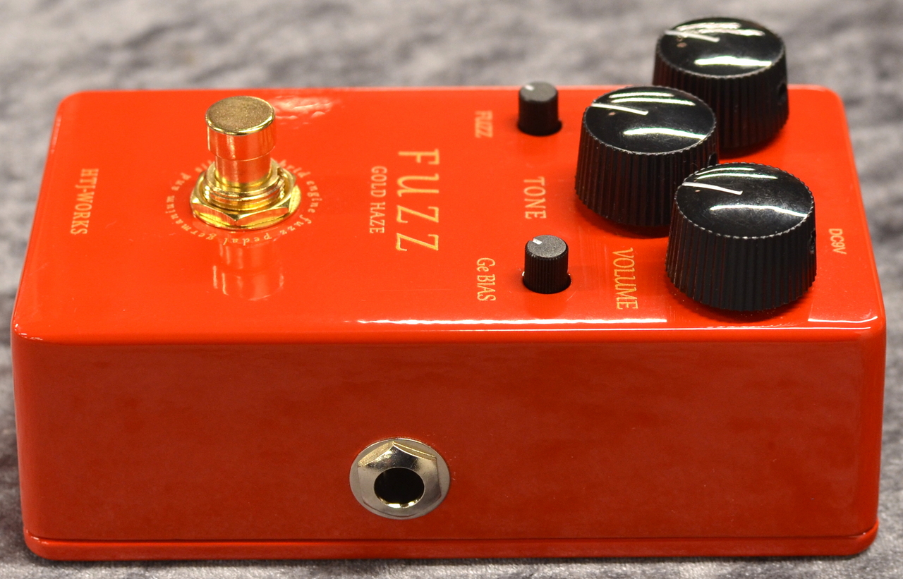 HTJ-WORKS GOLD HAZE FUZZ -Gelmanium & Silicon engine ～Solid Red