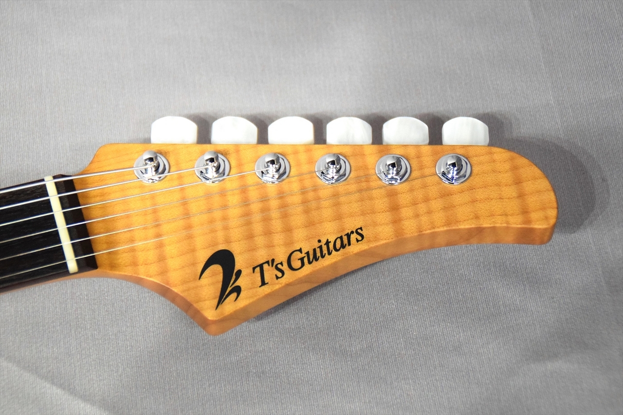 T's Guitars DST24 Solid Ash Trans Blue（中古/送料無料）【楽器検索 
