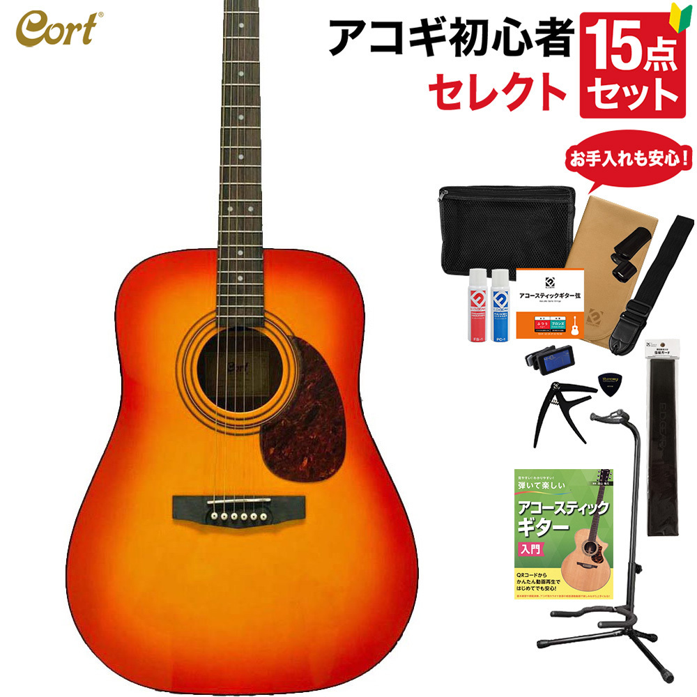 Cort CAG-1D CAO アコースティックギター 教本・お手入れ用品付き