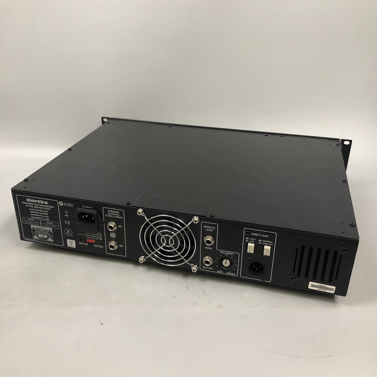 【動作確認済】Hartke ベースアンプ/ヘッド HA3500 350W Hartke HA3500 ベースアンプヘッド（中古/送料無料）【楽器検索