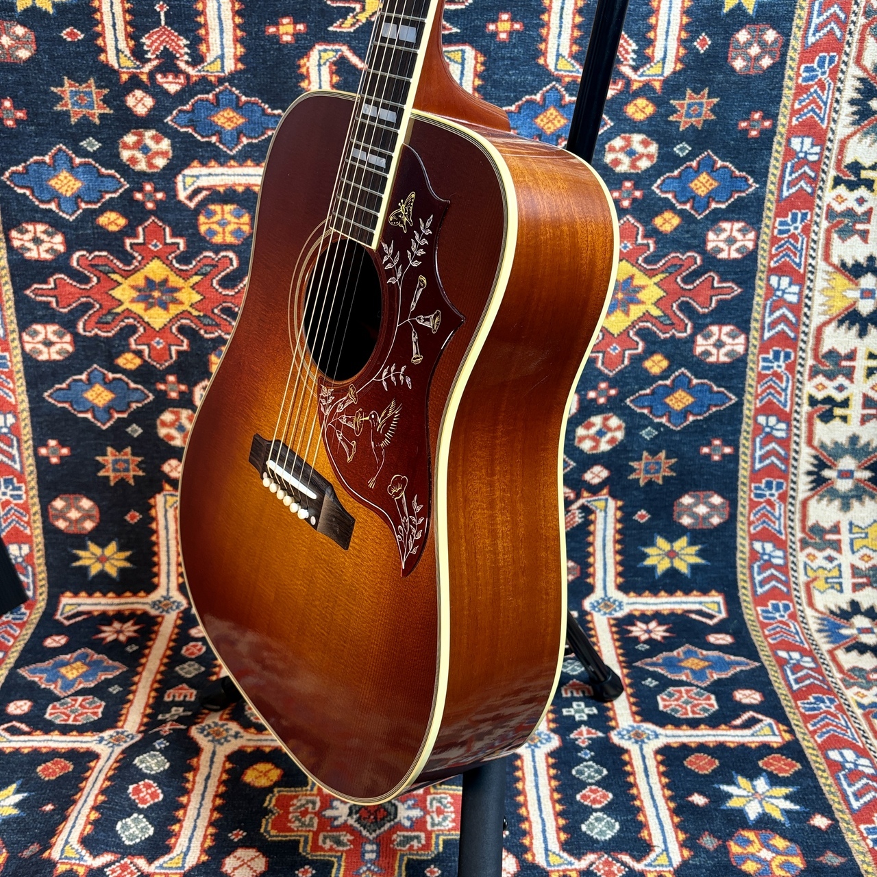 Gibson 1960 Hummingbird Fixed Bridge Cherry Sunburst #22395027