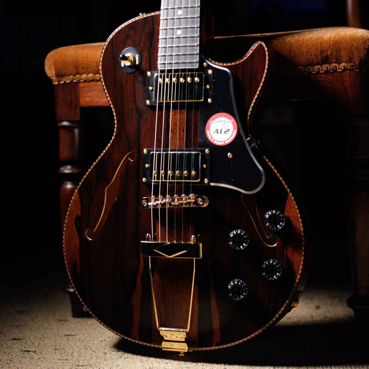 【超特価現在お値下げ中　今週まで】　セミソリッドギター Seventy Seven Guitars STORK-STD-JT ZR｜ NA (Natural) サップが派手