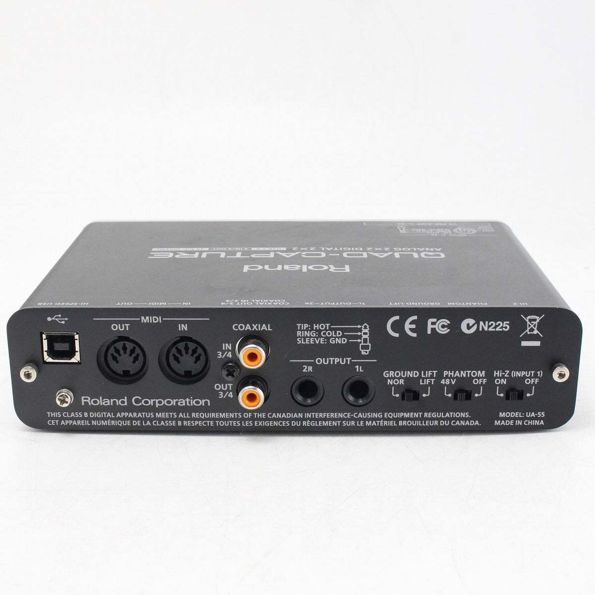 Roland UA-55 QUAD-CAPTURE USB Audio Interface 【御茶ノ水本店