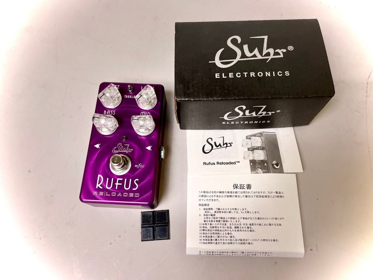 Suhr Rufus Reloaded Purple Edition 【全世界260台限定ファズ】（新品