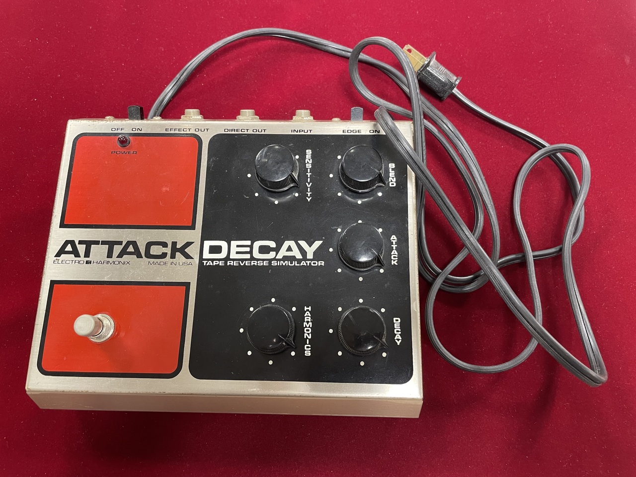 Electro-Harmonix Attack Decay Tape Reverse Simulator 【ビンテージ