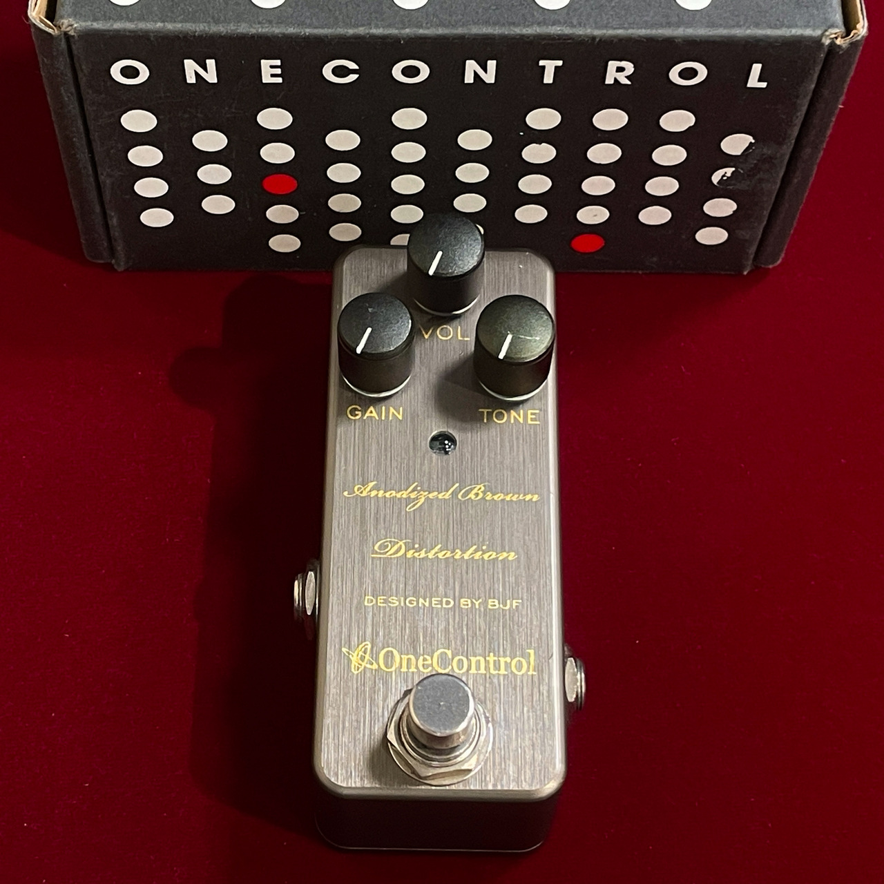 OneControl Analized Brown Distortion ペダル One Control ANODIZED BROWN DISTORTION 4K – OneControl