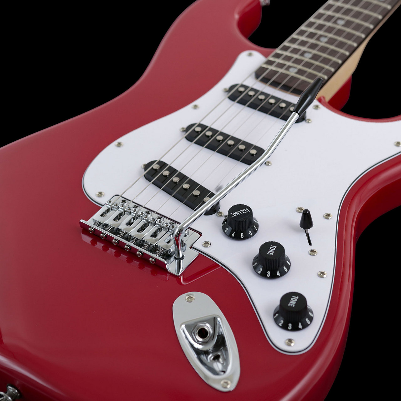 ストラトキャスター　タイプ　ボディ　エレキギター SX SST/ALDER/R/3TS エレキギター初心者14点セット 【ヤマハ