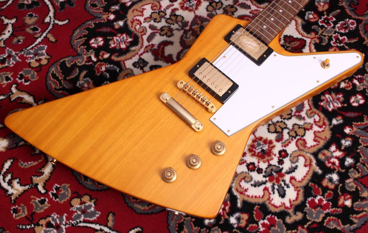 Epiphone Korina Explorer Aged Natural エレキギター（新品/送料無料