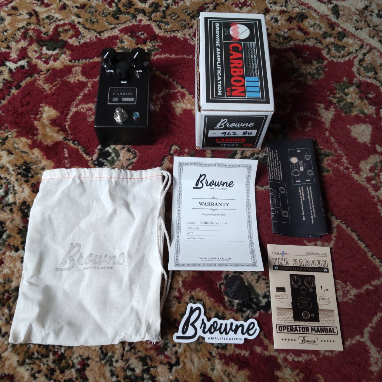 BROWNE AMPLIFICATION CARBON V2（新品/送料無料）【楽器検索デジマート】