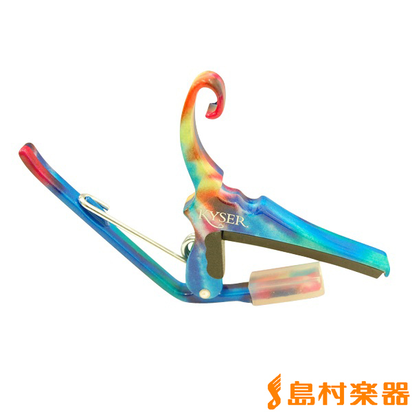 Kyser KG6TDA Tie-Dye カポタスト アコースティックギター用 タイダイ