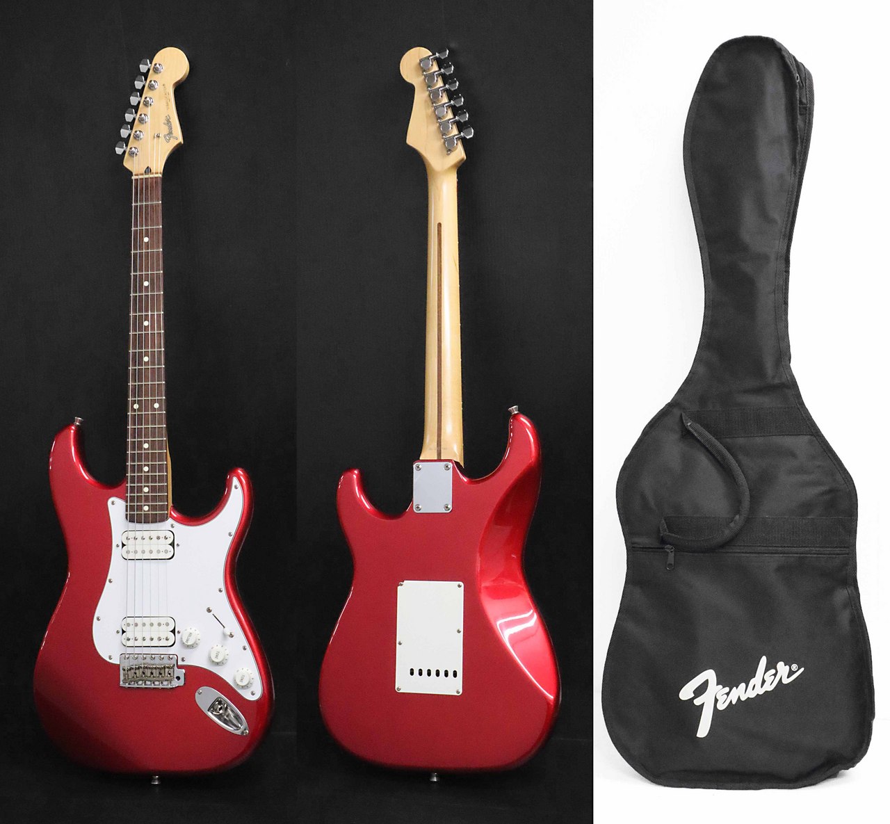 新品同様 Fender japan ST-43 Car M ストラト レッド - ギター
