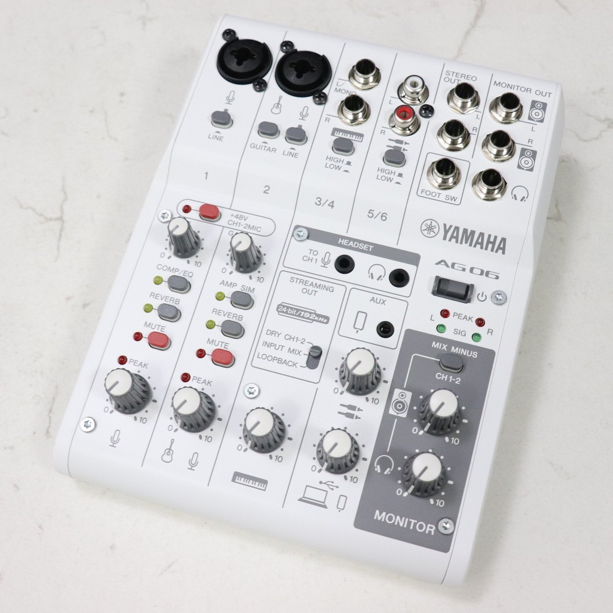 YAMAHA AG06MK2 White 【梅田店】（中古）【楽器検索デジマート】