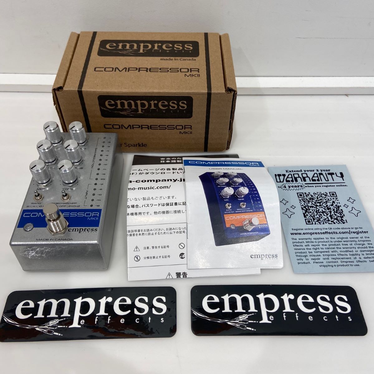 Empress Effects Compressor MKII Silver コンプレッサー 美品（中古