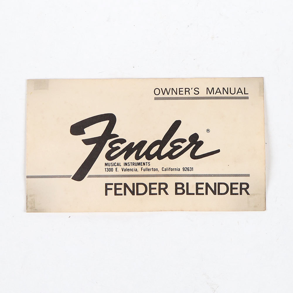 Fender 【中古】 Fender フェンダー BLENDER 1974年製 ファズ ギター