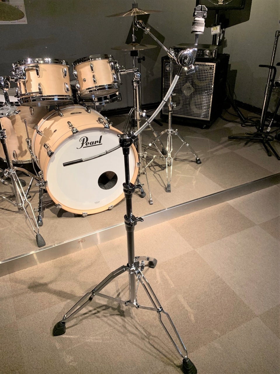 Pearl カーブドアーム・シンバルスタンド B-1030C（新品/送料無料