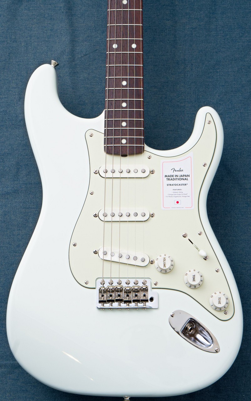 Fender MIJ TRADITIONAL 60s STRATOCASTER Olympic White / OWT 【王道