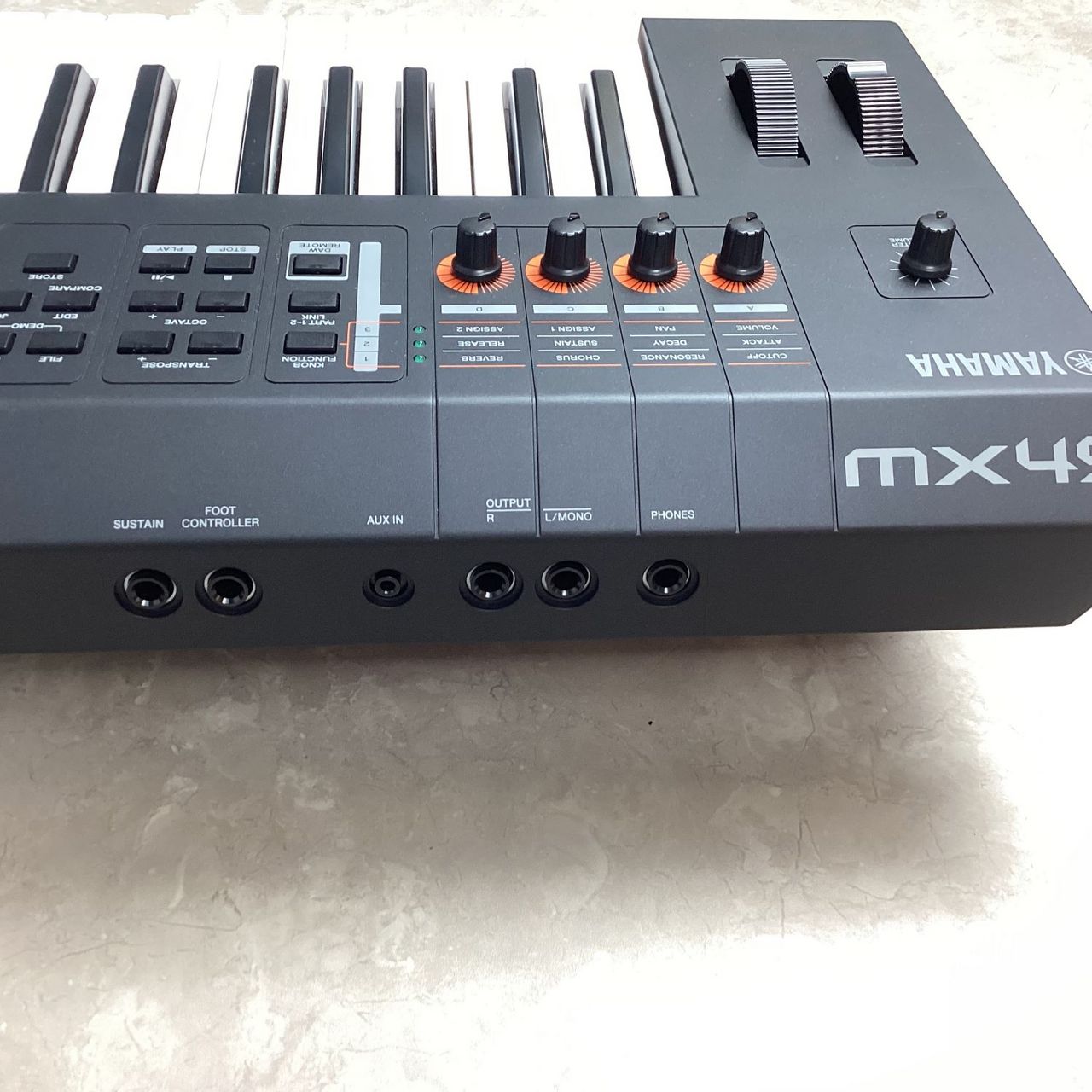 鍵盤楽器 YAMAHA MX49 YAMAHA MX49 シンセサイザー 49鍵盤 【専用ソフトケース付属