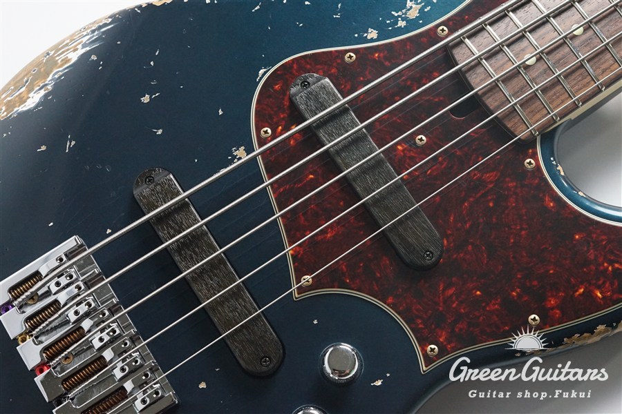 ベース Xotic XJ-1T Mercedes Blue medium aged XJ-1T 5st M-Blue Lacquer M-Aged-Alder RM-Neck R-FB #3208