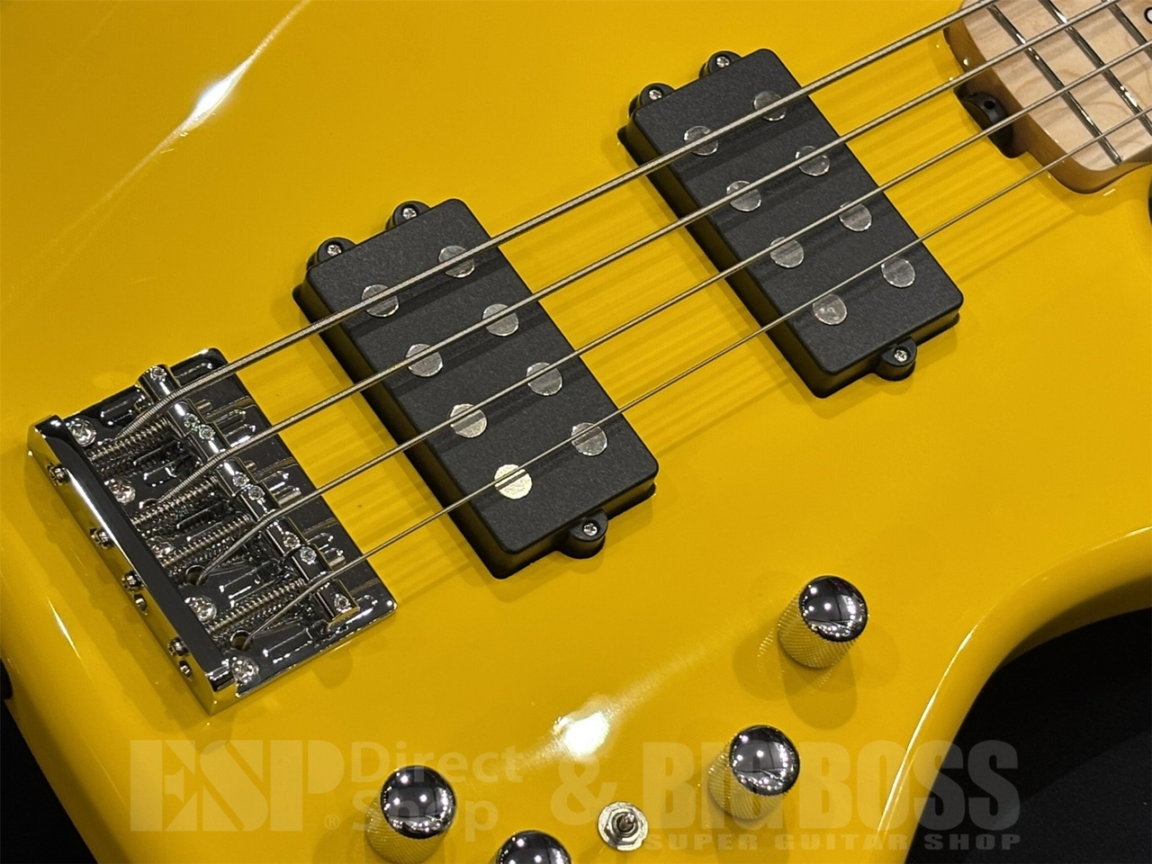 ベース GrassRoots by ESP G-AC-55SM / Yellow GrassRoots G-AC55-SM グラスルーツ 【 そよら成田ニュータウン店