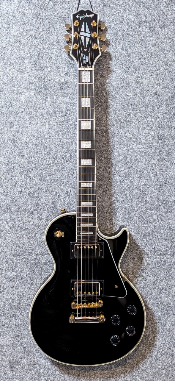 epiphone エピフォン Les Paul Custom EB 1999年製 Epiphone Inspired by Gibson Les Paul Custom Ebony（中古）【楽器