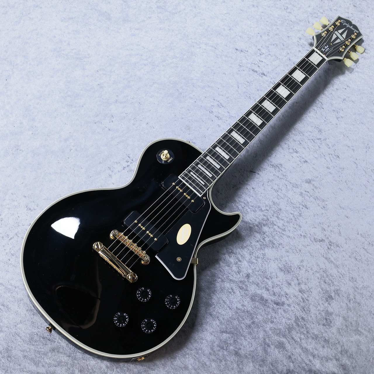 Epiphone　Les Paul Custom Ebony　エレキギター Epiphone Les Paul Custom Ebony エレキギターレスポール