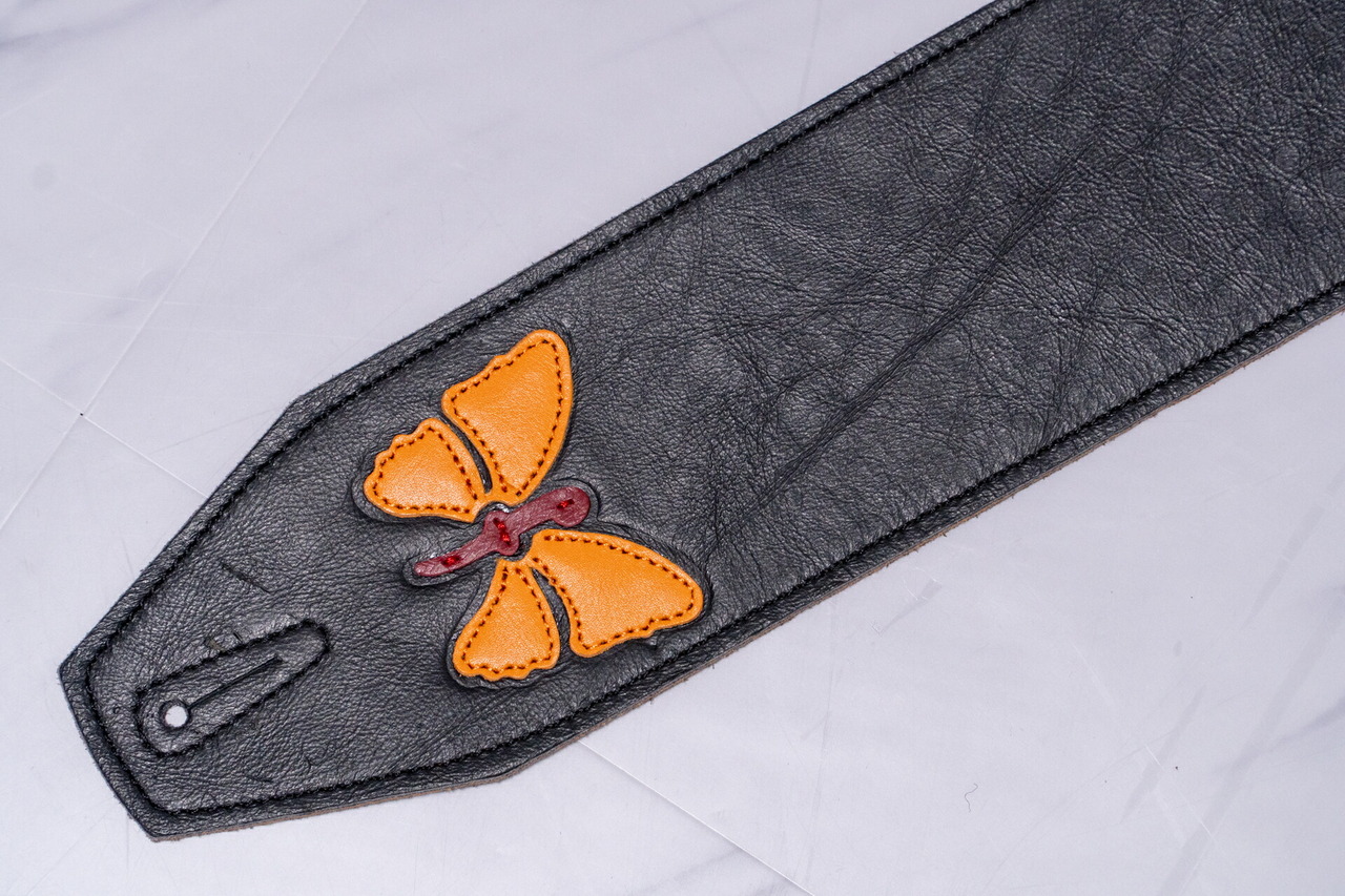 LK Straps Fodera Black Strap #4-2 3.3inch【GIB横浜】（新品/送料